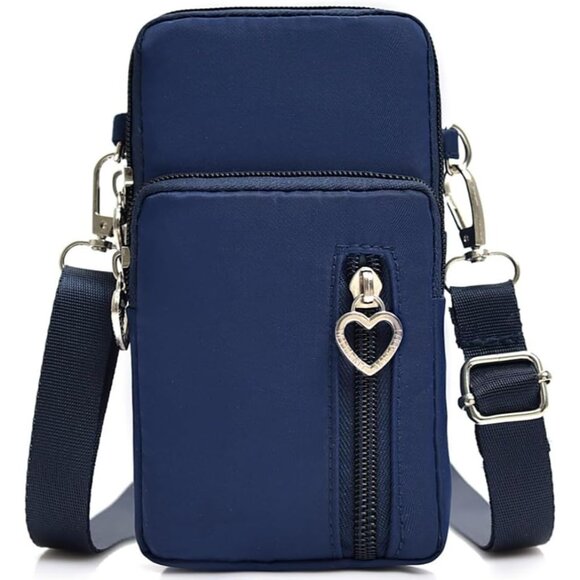 Pockets Handbags Mini Shoulder Bag - Darkblue - Picture 1 of 10